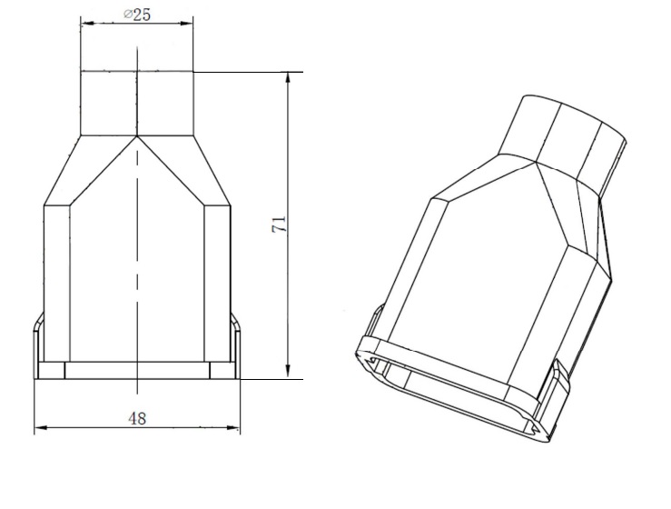 Rubber Cover for 24 Pin Connector