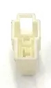 2 pin connector (M) 6.3mm bovenaanzicht.webp