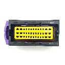 39-pin connector (F) bovenaanzicht zwart.webp