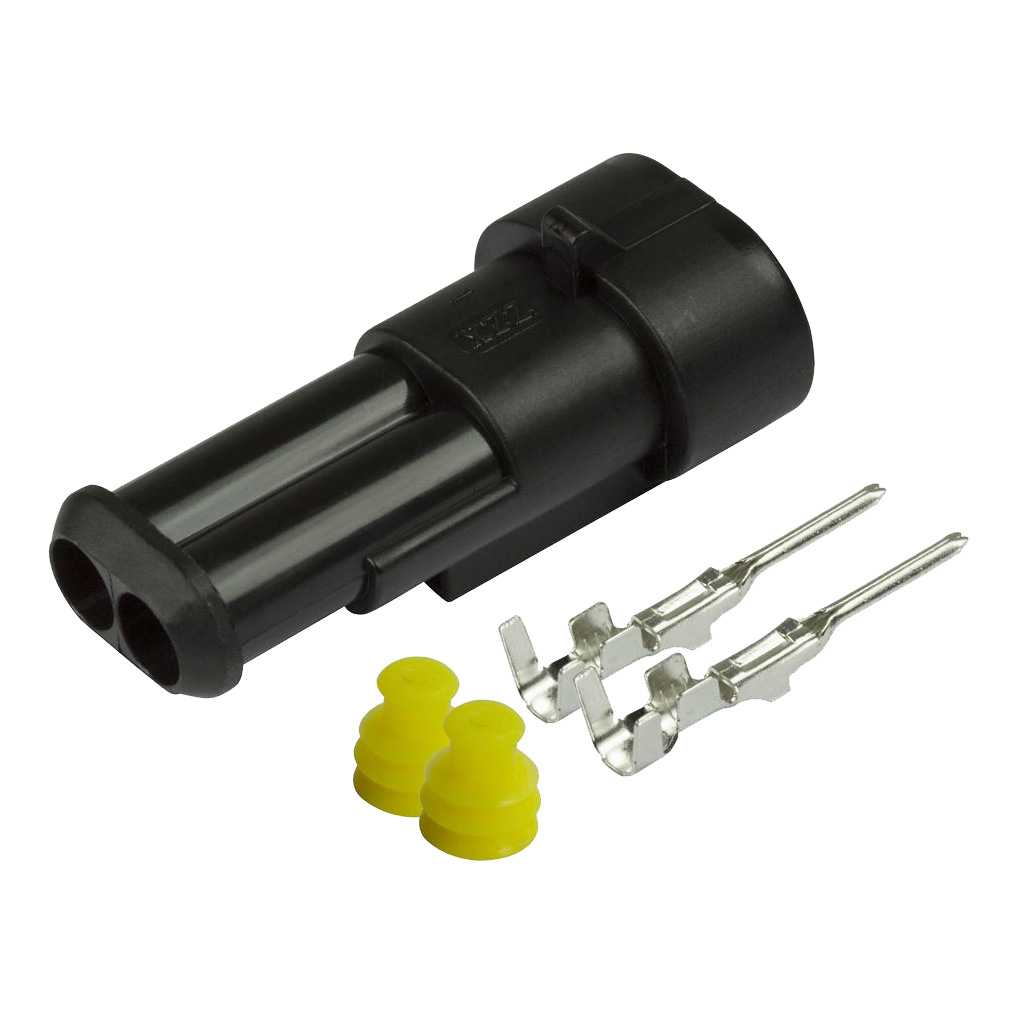 2-pin connector (M)