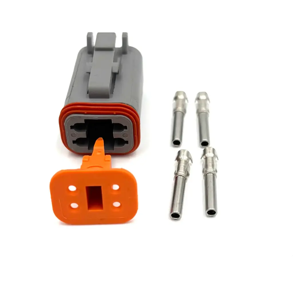 4-pin connector (F) Deutsch DT