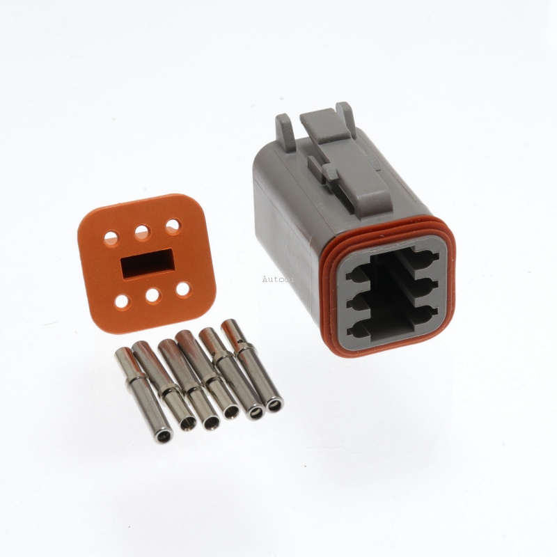 6-pin connector (F) Deutsch DT