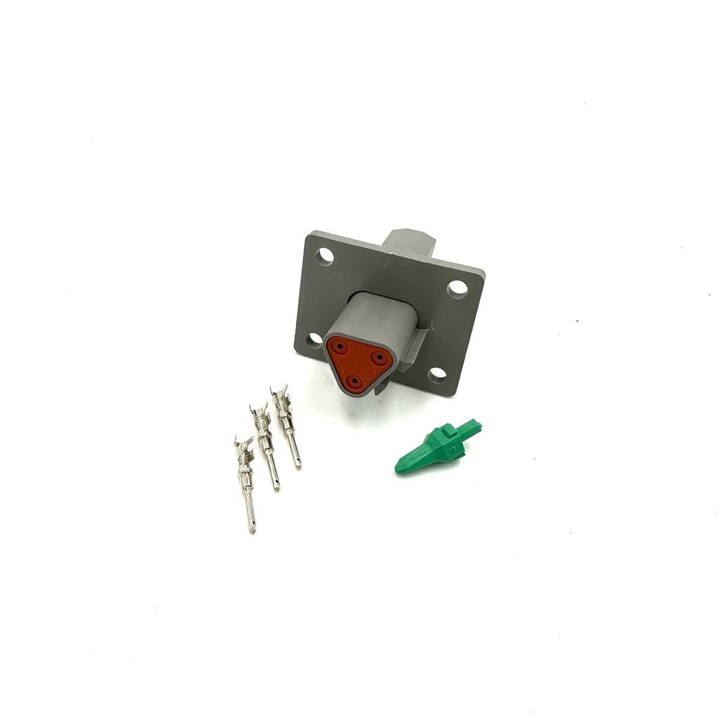 3-pin connector (chassis) Deutsch