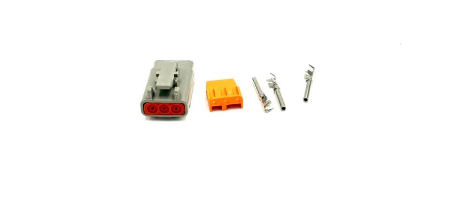 3-pin connector (F) Deutsch DTM
