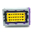  24-pin connector (F) grijs