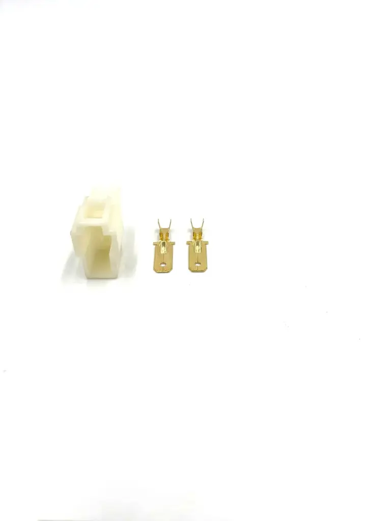 2-pin connector (M) 6.3mm 