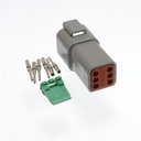 Deutsch DT connector 6-pin (M)